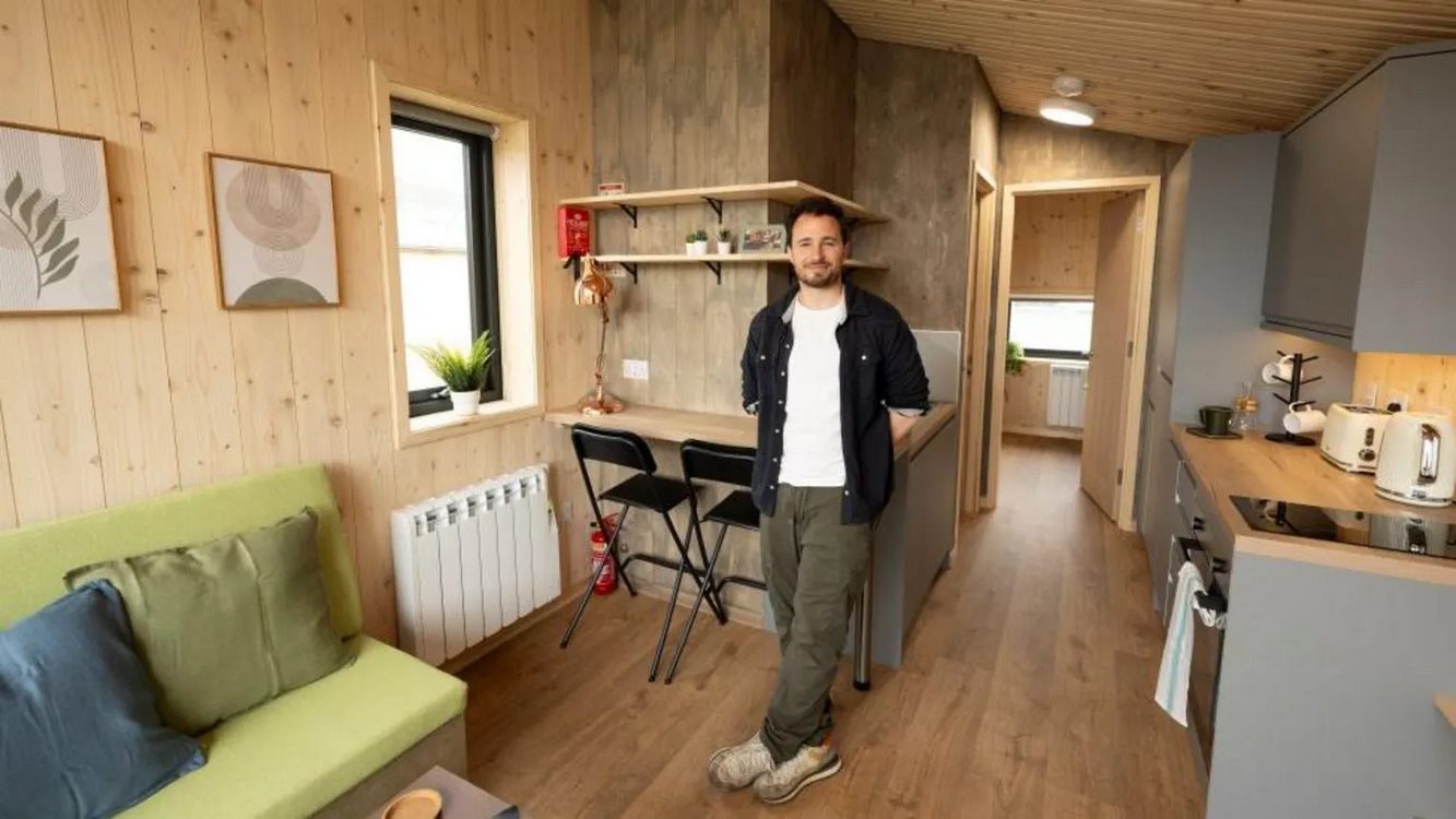 Un exitoso complejo residencial para personas sin hogar en Escocia ofrece independencia a sus residentes